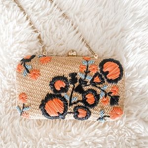 Zara summer mini clutch and chain purse